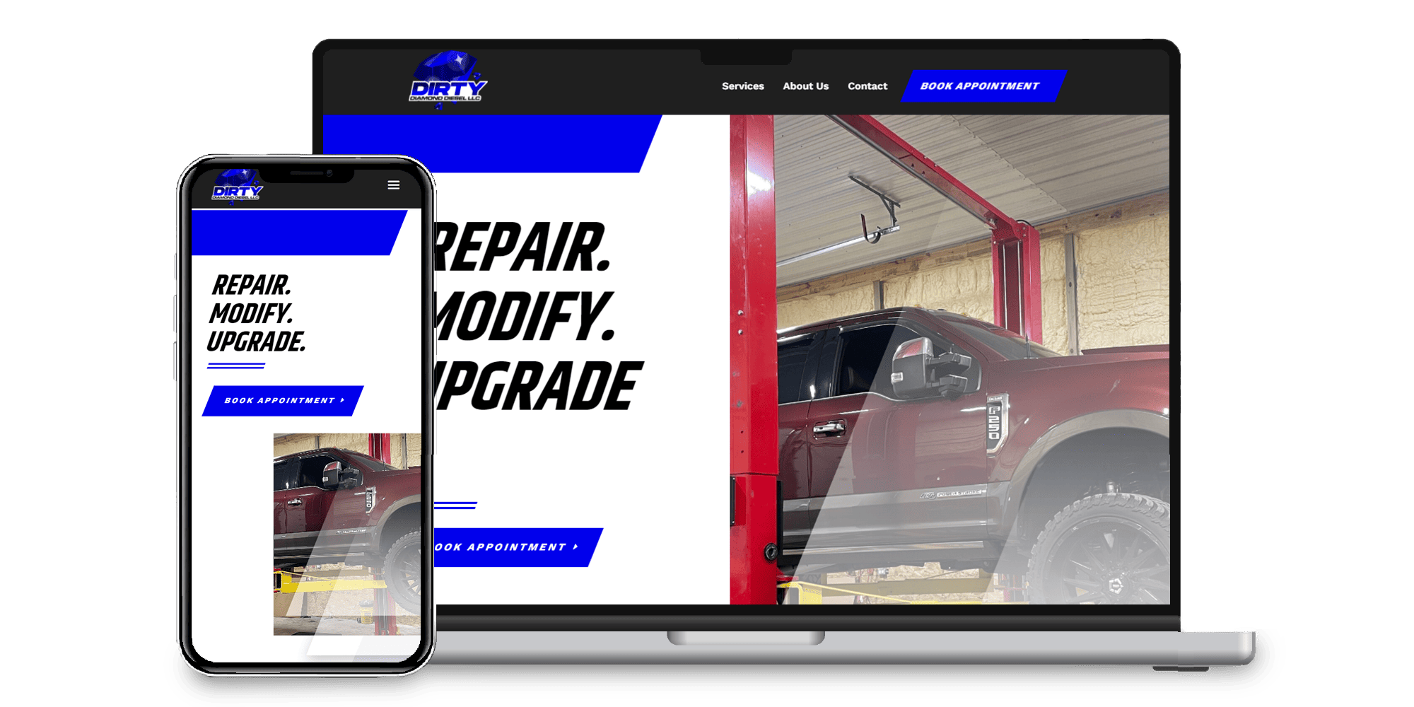 OurWork-Diesel1 Dirty Diamond Diesel Homepage