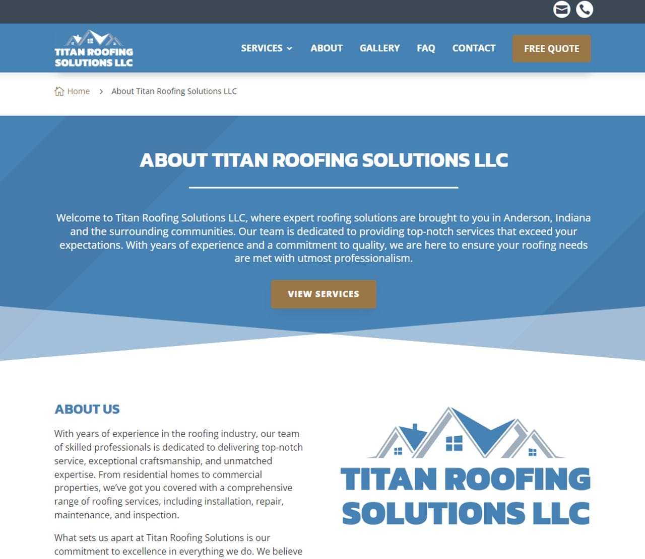Titan Roofing Solutions About Page Thumbnail