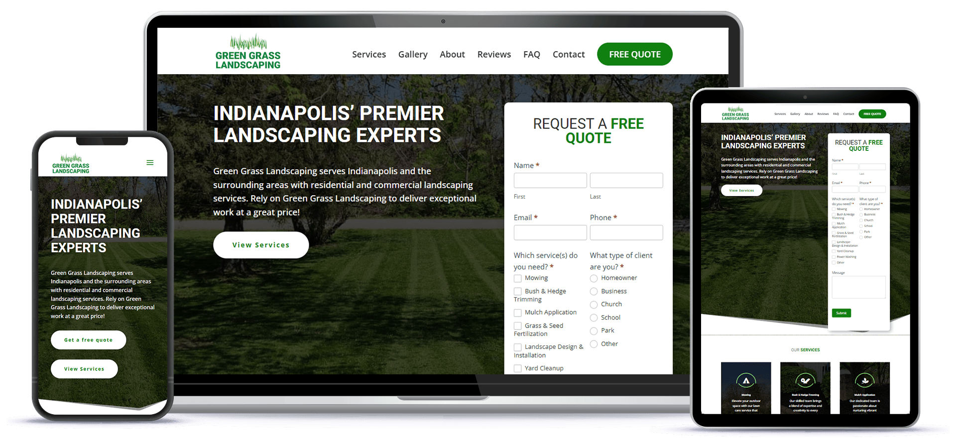 Our Work Green Grass Landscaping