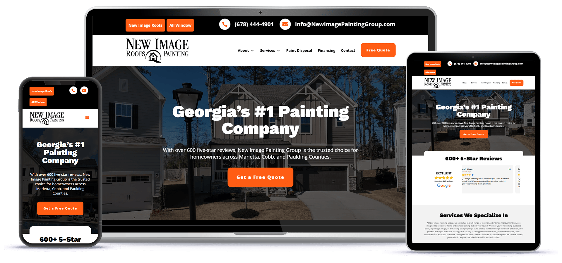New Image Painting Group Website